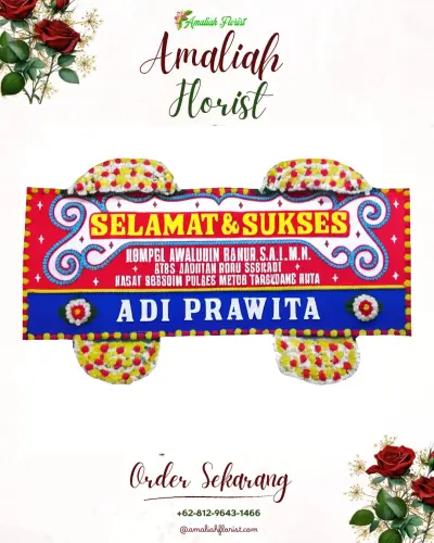 Karangan Bunga Ucapan Selamat panyocokan